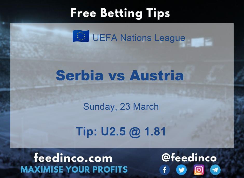 Serbia vs Austria Prediction