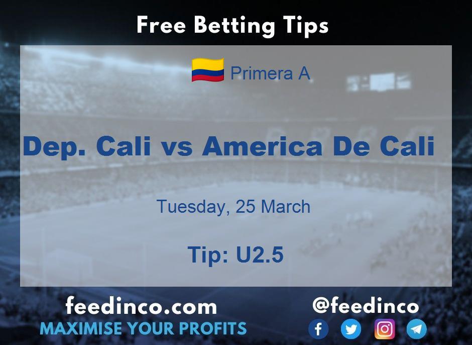 Dep. Cali vs America De Cali Prediction