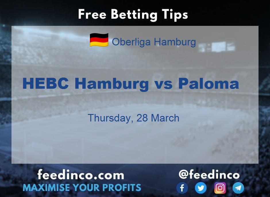 HEBC Hamburg vs Paloma Prediction