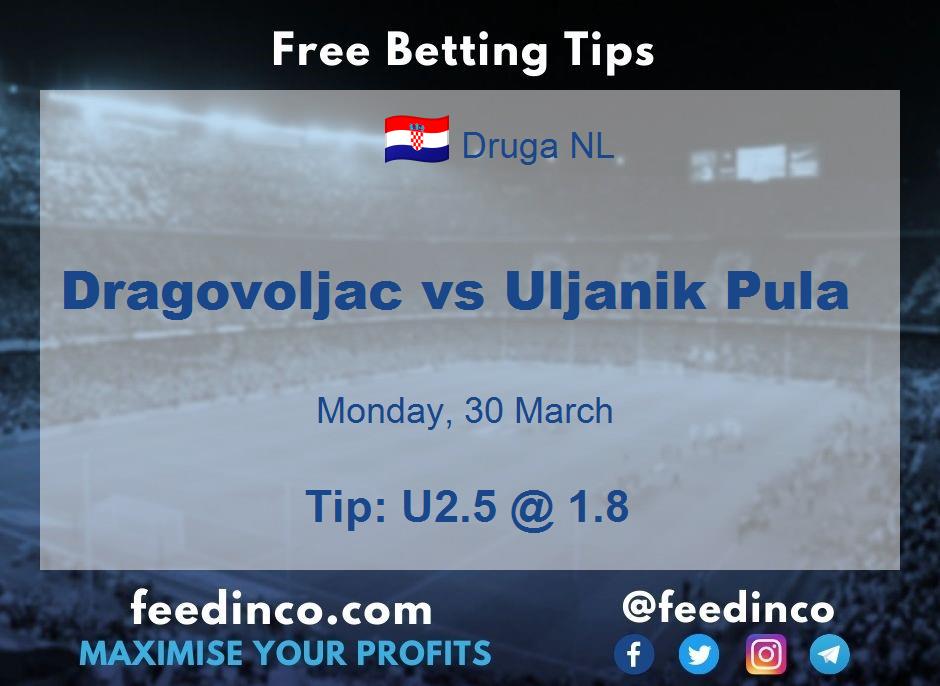 Dragovoljac vs Uljanik Pula Prediction