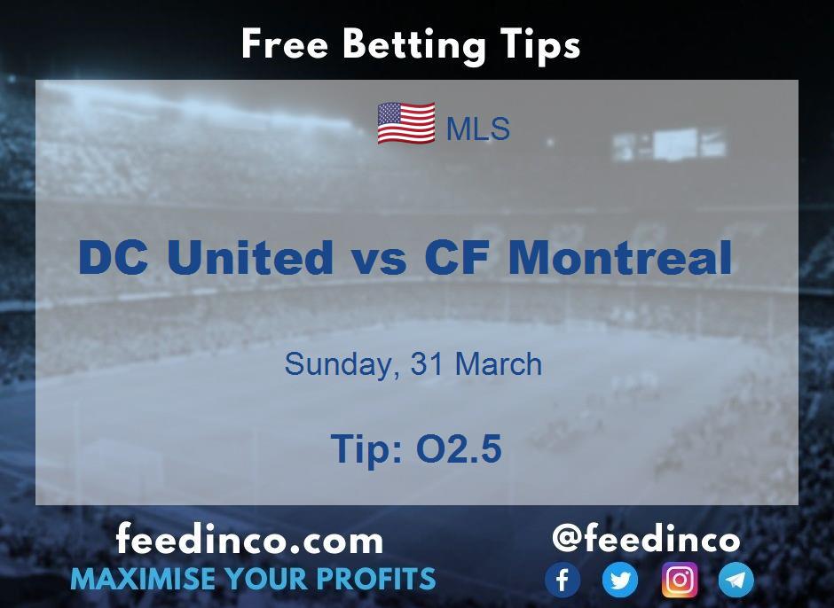 DC United vs CF Montreal Prediction