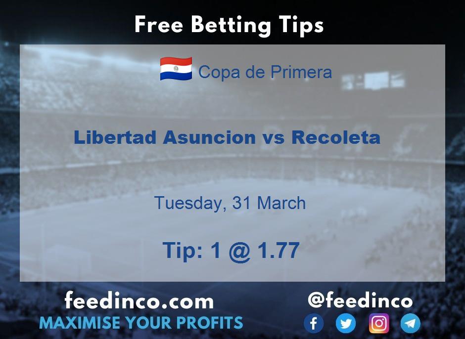 Libertad Asuncion vs Recoleta Prediction Libertad Asuncion vs Recoleta Prediction