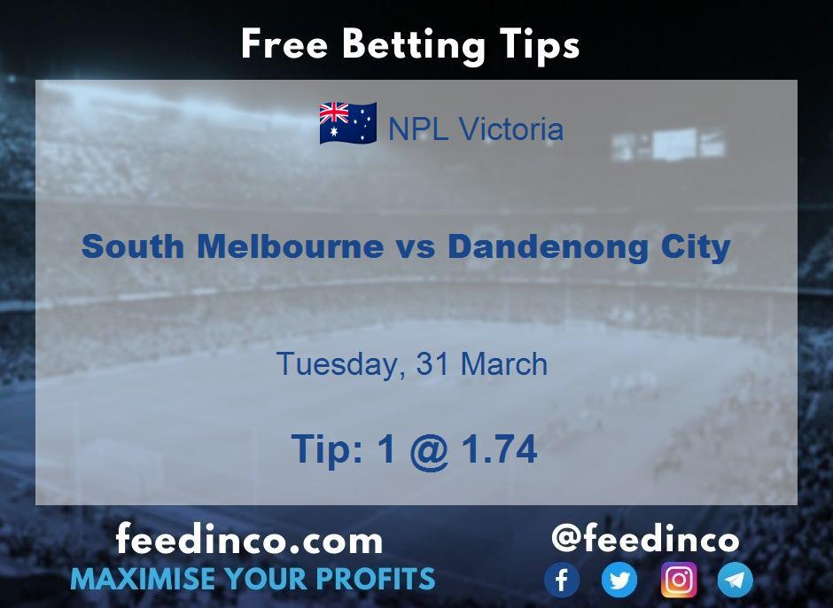 South Melbourne vs Dandenong City Prediction