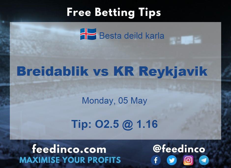 Breidablik vs KR Reykjavik Prediction Breidablik vs KR Reykjavik Prediction