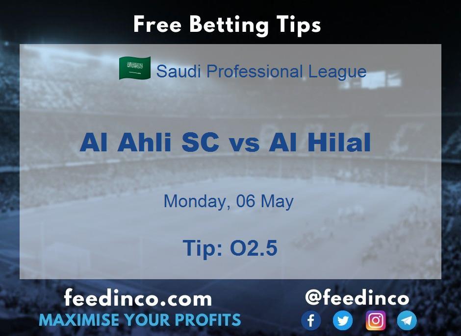 Al Ahli SC vs Al Hilal Prediction