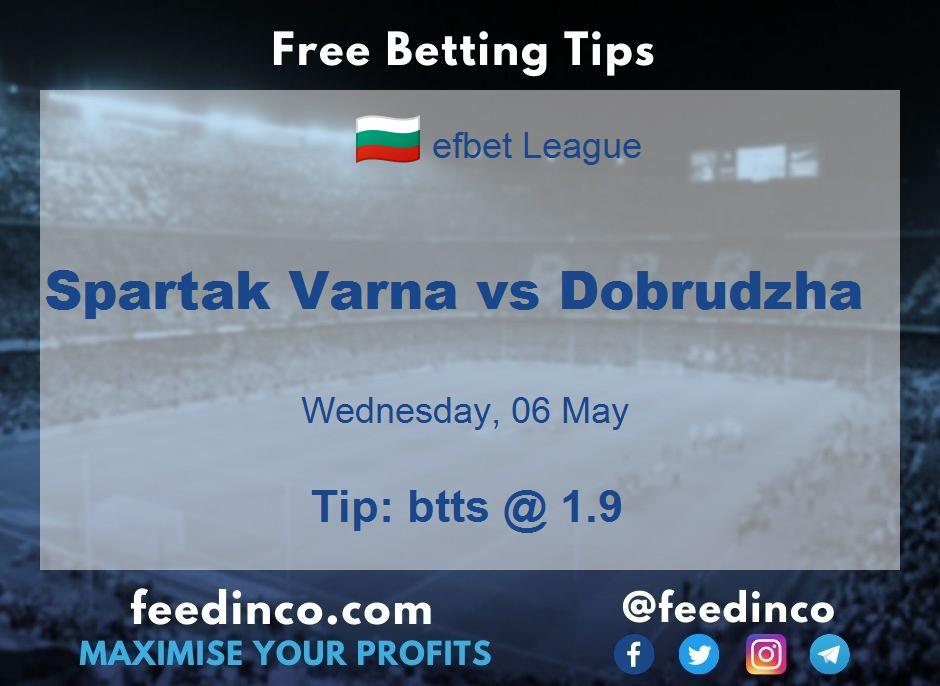 Spartak Varna vs Dobrudzha Prediction