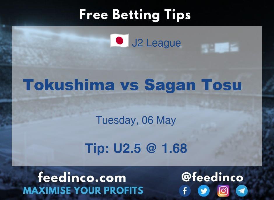 Tokushima vs Sagan Tosu Prediction Tokushima vs Sagan Tosu Prediction