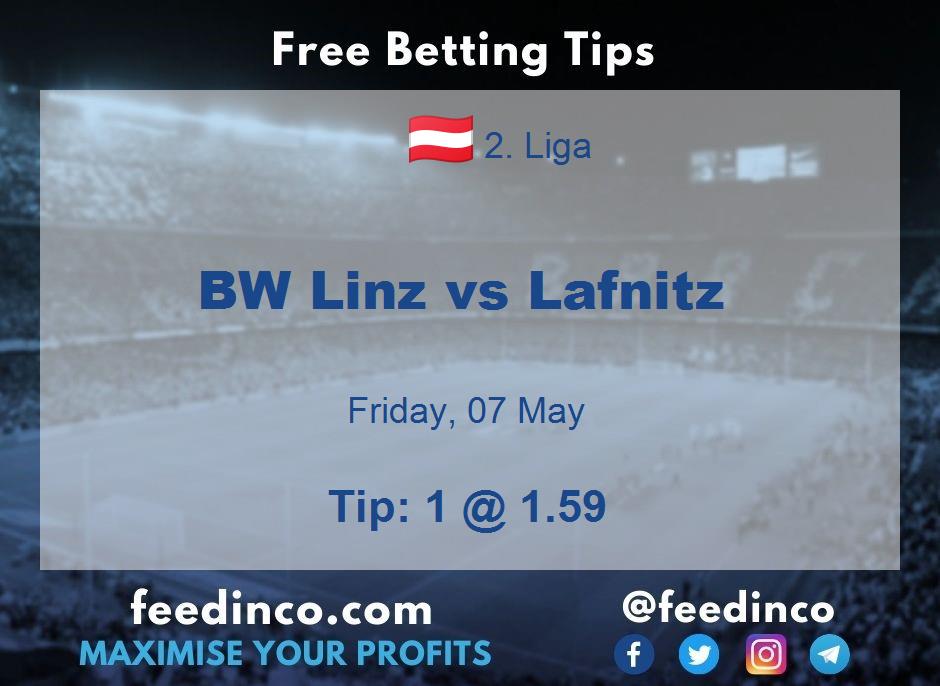 BW Linz vs Lafnitz Prediction BW Linz vs Lafnitz Prediction