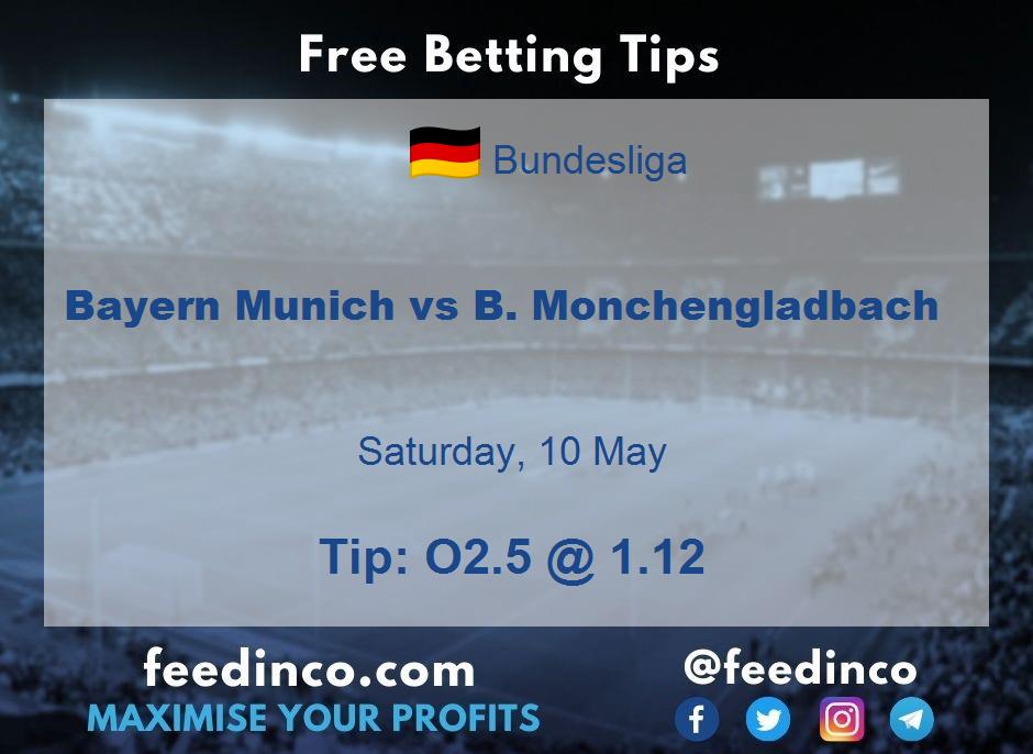Bayern Munich vs B. Monchengladbach Prediction Bayern Munich vs B. Monchengladbach Prediction