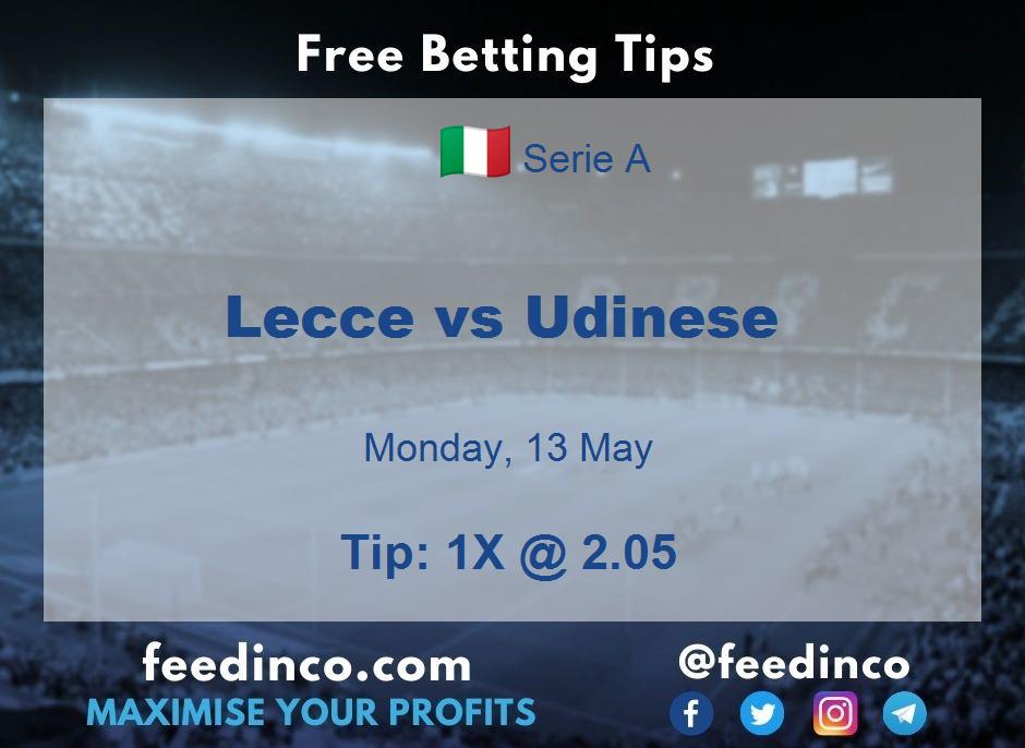Lecce vs Udinese Prediction