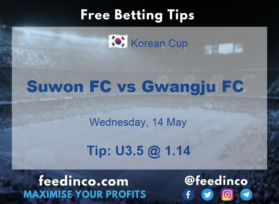 Suwon FC vs Gwangju FC Prediction Suwon FC vs Gwangju FC Prediction
