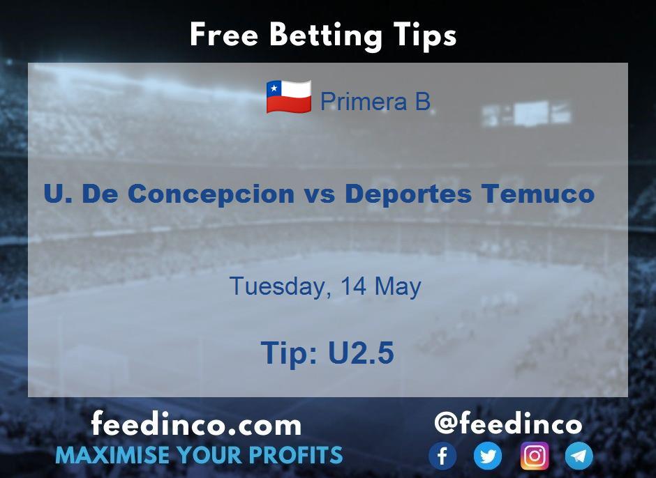 U. De Concepcion vs Deportes Temuco Prediction