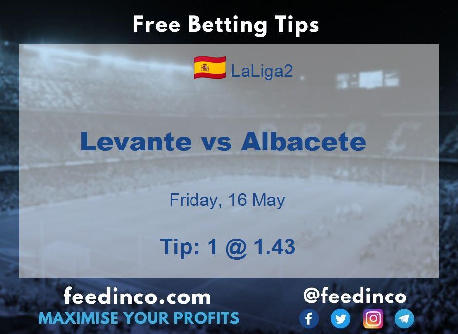 Levante vs Albacete Prediction Levante vs Albacete Prediction