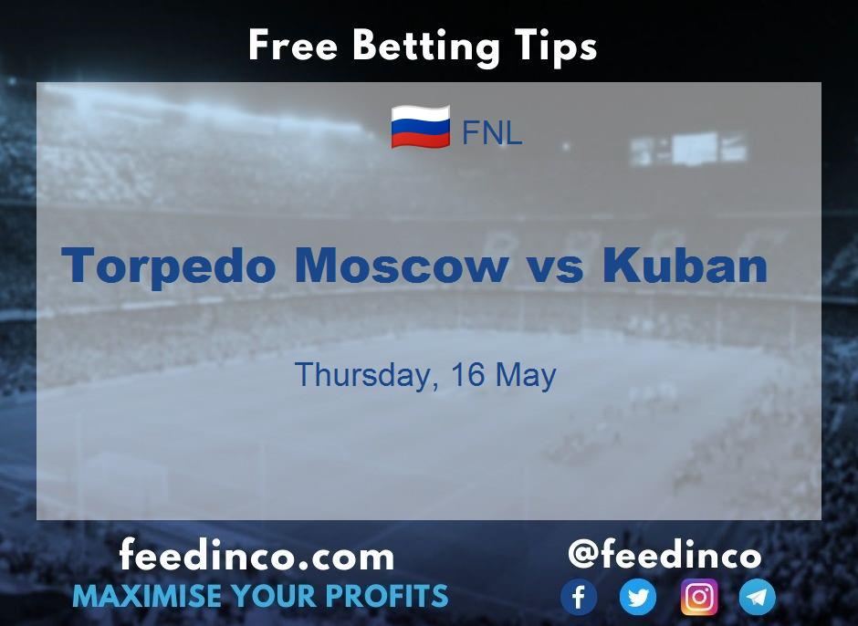 Torpedo Moscow vs Kuban Prediction