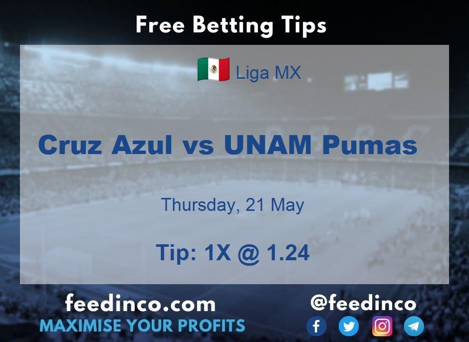 Cruz Azul vs UNAM Pumas Prediction Cruz Azul vs UNAM Pumas Prediction