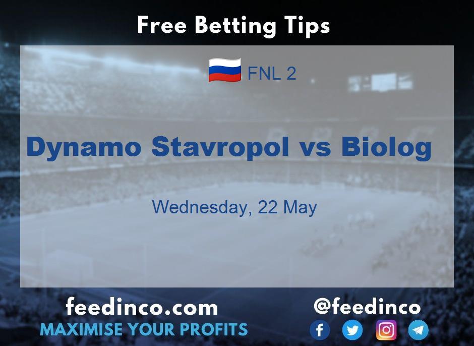 Dynamo Stavropol vs Biolog Prediction
