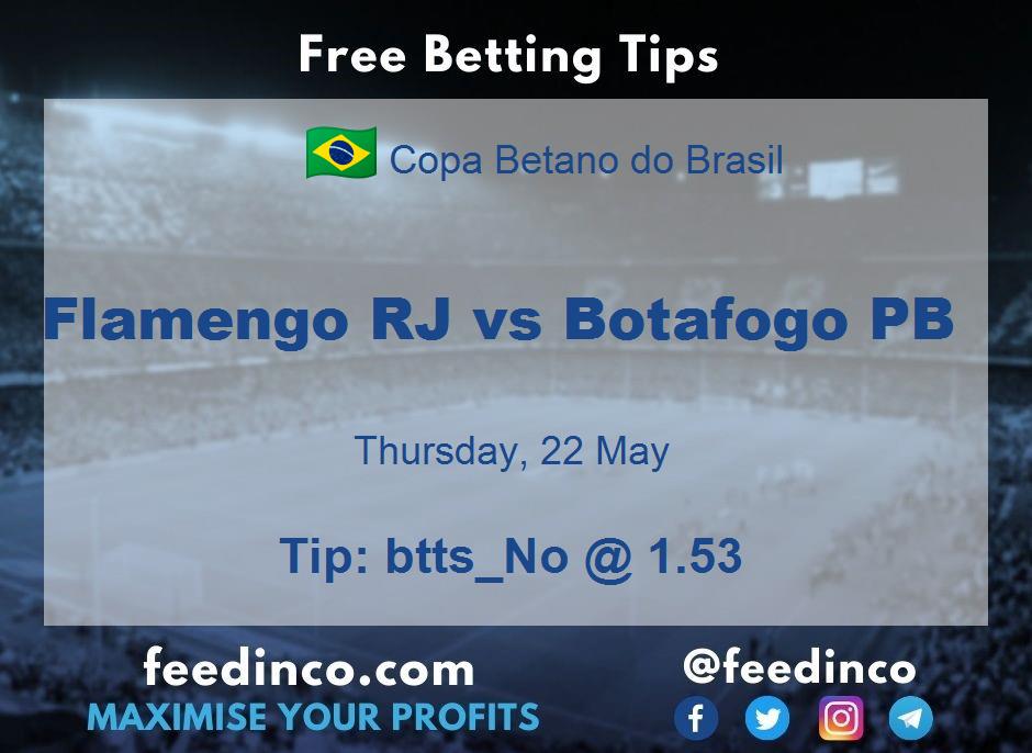 Flamengo RJ vs Botafogo PB Prediction Flamengo RJ vs Botafogo PB Prediction