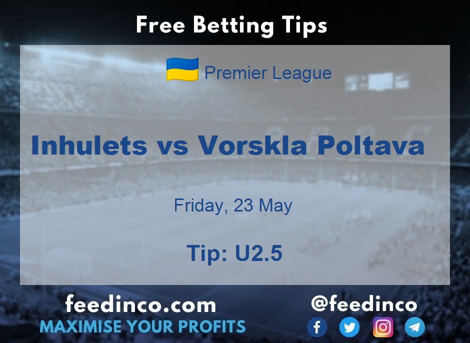 Inhulets vs Vorskla Poltava Prediction Inhulets vs Vorskla Poltava Prediction