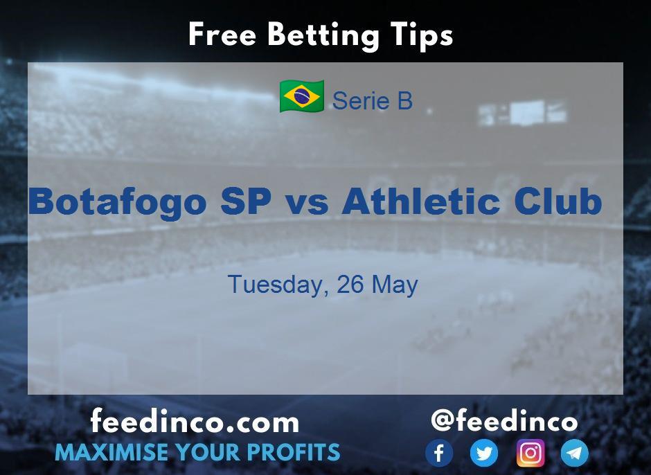 Botafogo SP vs Athletic Club Prediction Botafogo SP vs Athletic Club Prediction