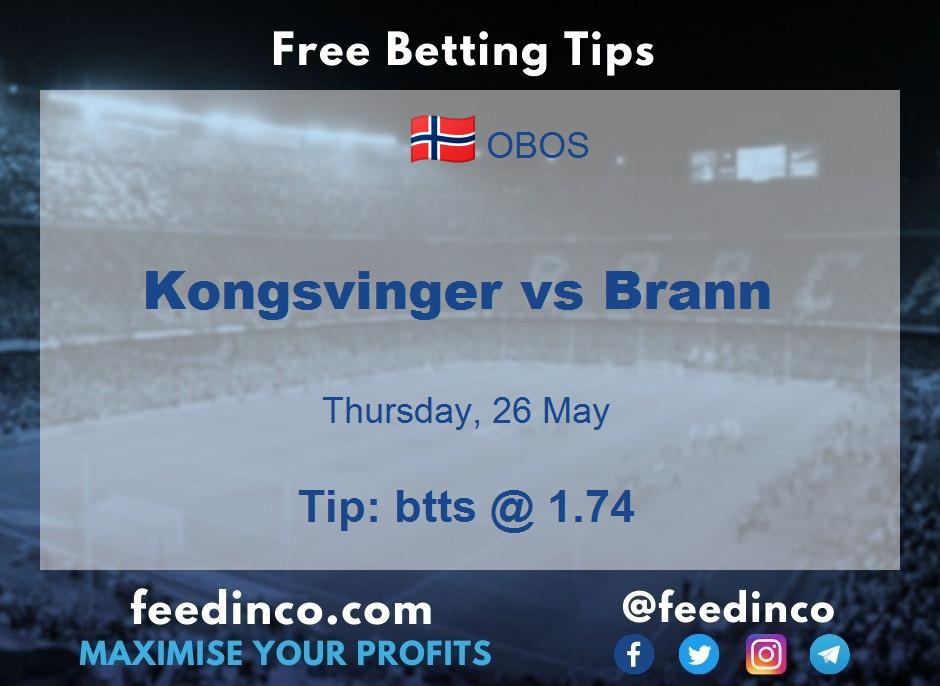 Kongsvinger vs Brann Prediction Kongsvinger vs Brann Prediction
