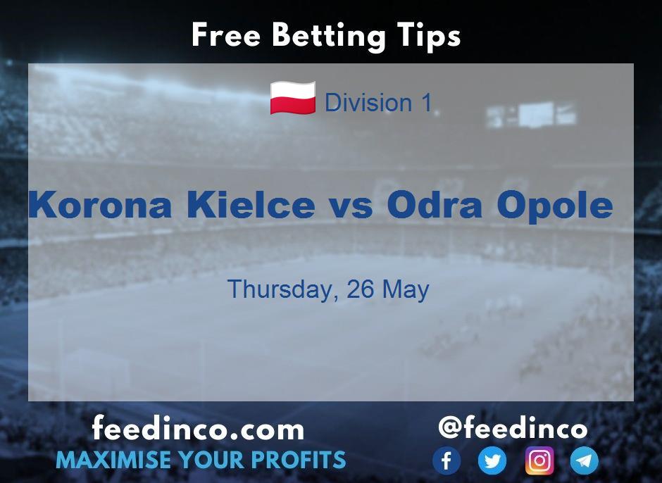 Korona Kielce vs Odra Opole Prediction Korona Kielce vs Odra Opole Prediction