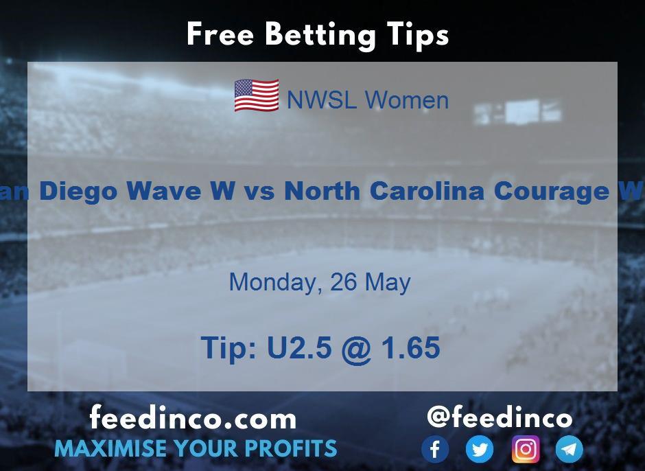 San Diego Wave W vs North Carolina Courage W Prediction San Diego Wave W vs North Carolina Courage W Prediction
