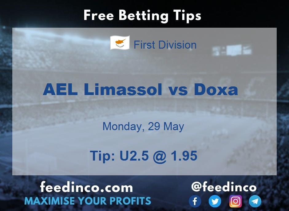 AEL Limassol vs Doxa Prediction