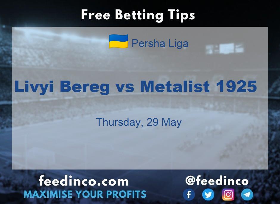 Livyi Bereg vs Metalist 1925 Prediction Livyi Bereg vs Metalist 1925 Prediction