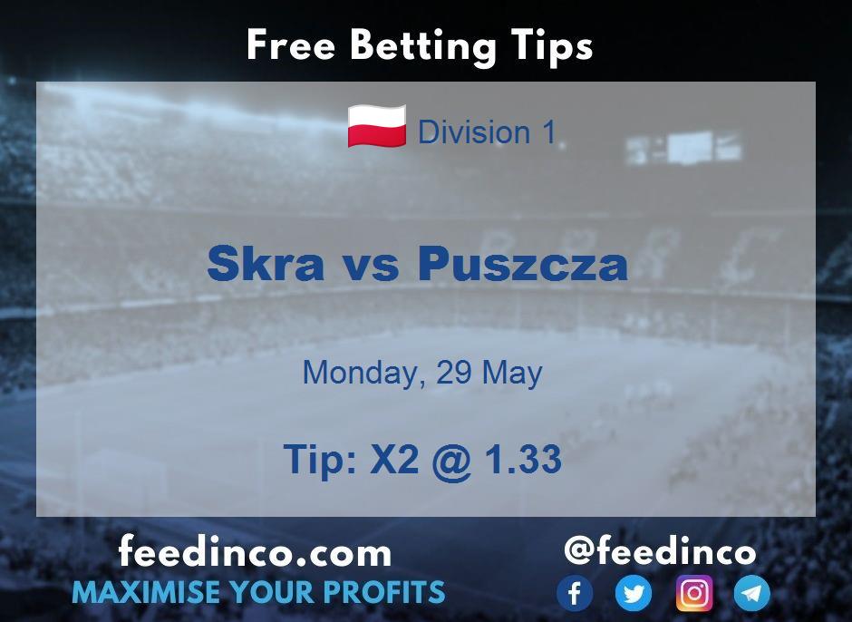 Skra vs Puszcza Prediction Skra vs Puszcza Prediction