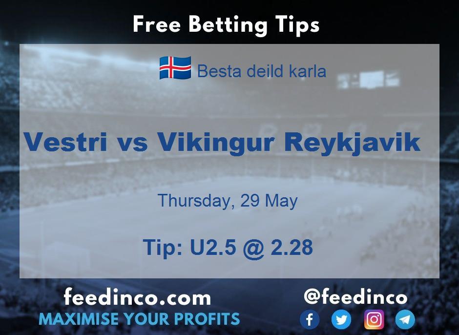 Vestri vs Vikingur Reykjavik Prediction Vestri vs Vikingur Reykjavik Prediction