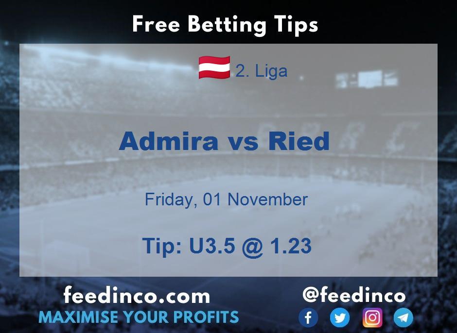 Admira vs Ried Prediction