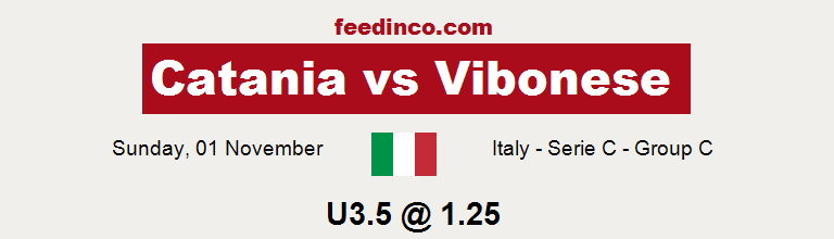 Catania v Vibonese Prediction Catania v Vibonese Prediction