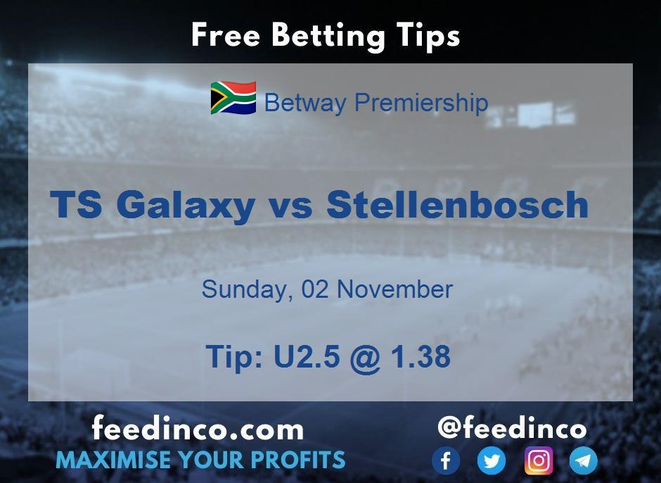 TS Galaxy vs Stellenbosch Prediction TS Galaxy vs Stellenbosch Prediction