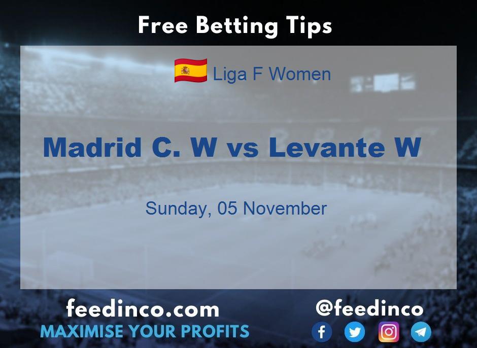 Madrid C. W vs Levante W Prediction