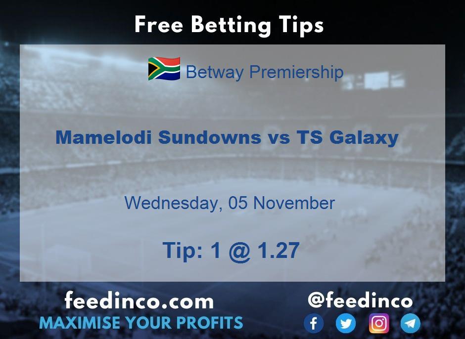 Mamelodi Sundowns vs TS Galaxy Prediction Mamelodi Sundowns vs TS Galaxy Prediction