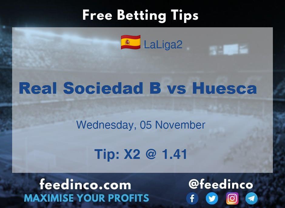 Real Sociedad B vs Huesca Prediction Real Sociedad B vs Huesca Prediction