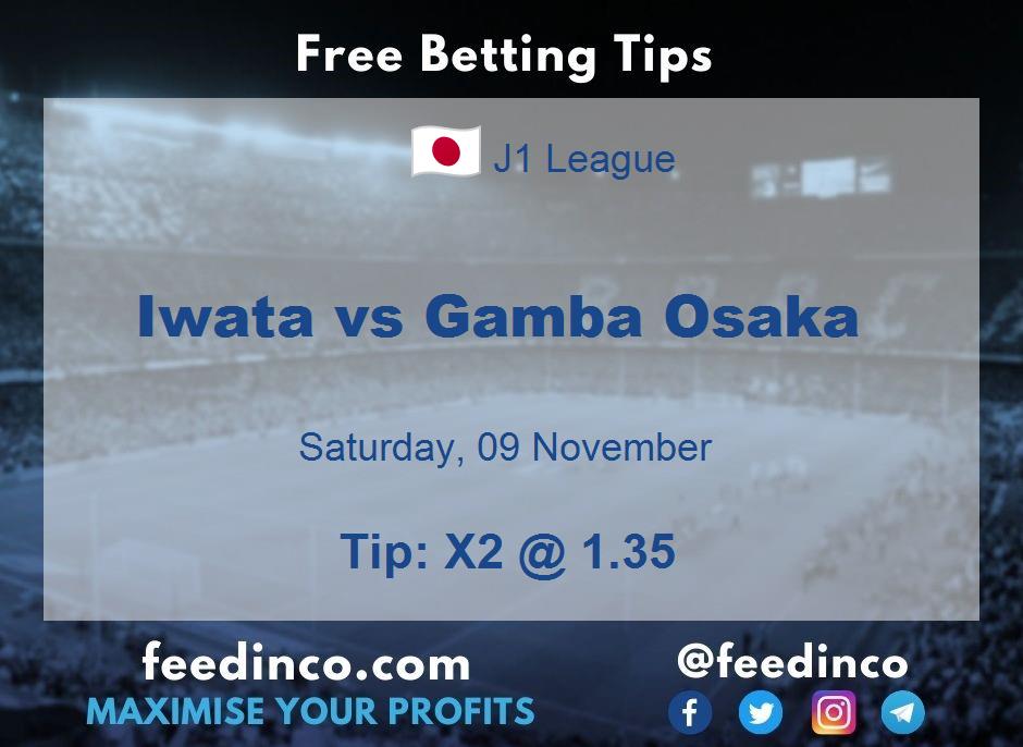 Iwata vs Gamba Osaka Prediction