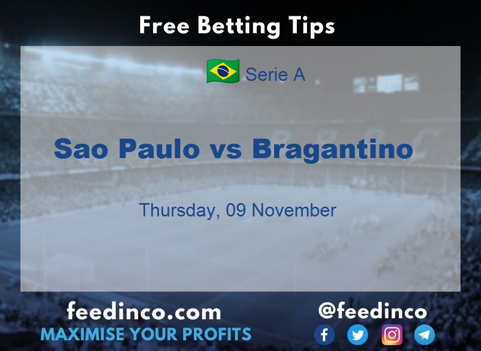 Sao Paulo vs Bragantino Prediction