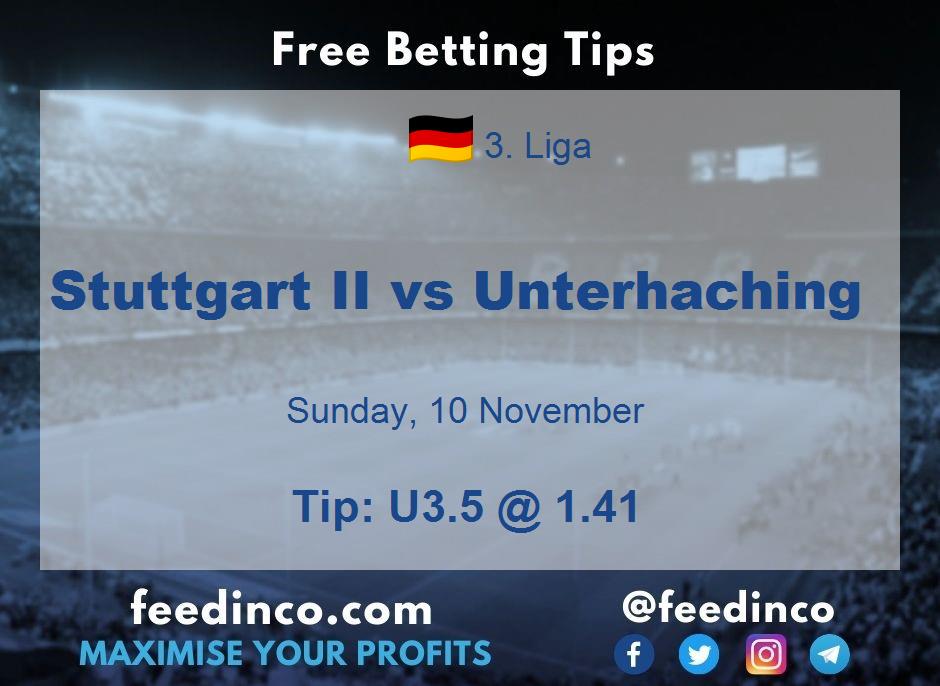 Stuttgart II vs Unterhaching Prediction