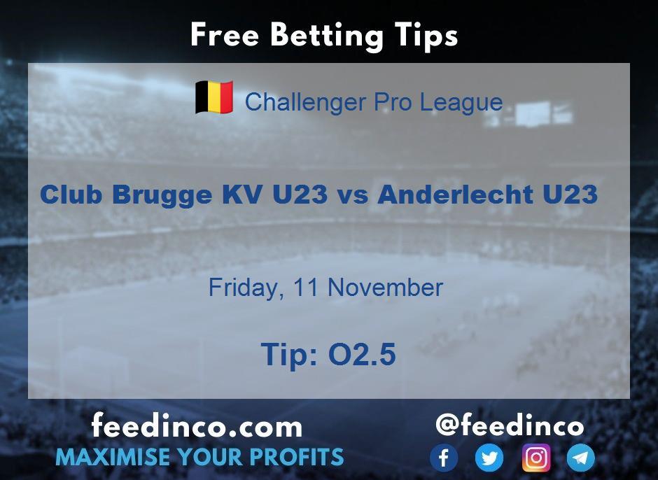 Club Brugge KV U23 vs Anderlecht U23 Prediction Club Brugge KV U23 vs Anderlecht U23 Prediction