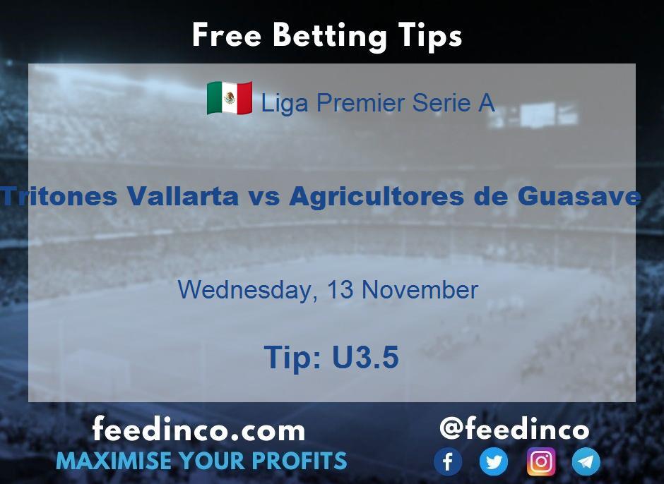 Tritones Vallarta vs Agricultores de Guasave Prediction