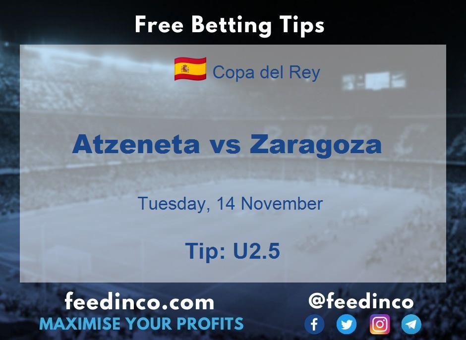 Atzeneta vs Zaragoza Prediction