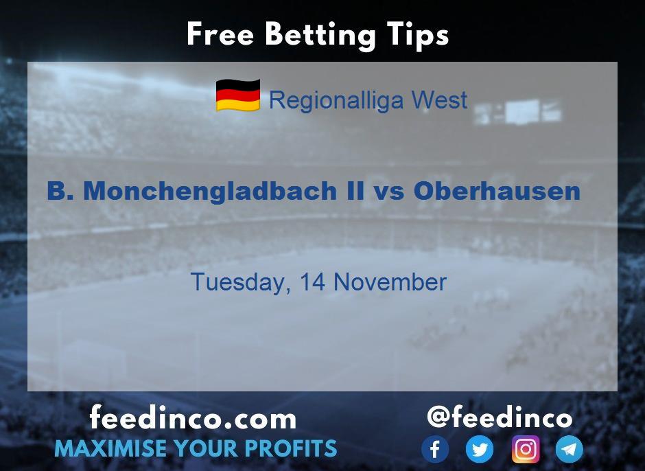 B. Monchengladbach II vs Oberhausen Prediction