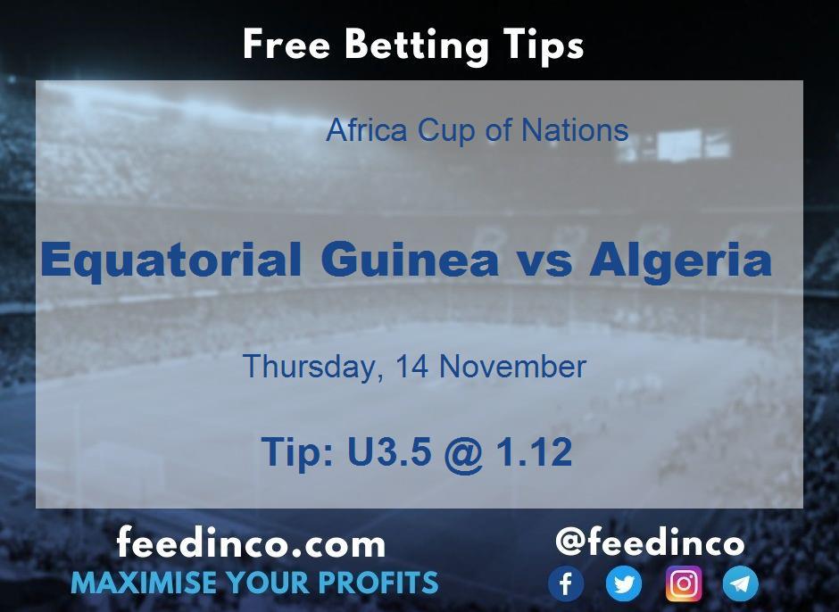 Equatorial Guinea vs Algeria Prediction