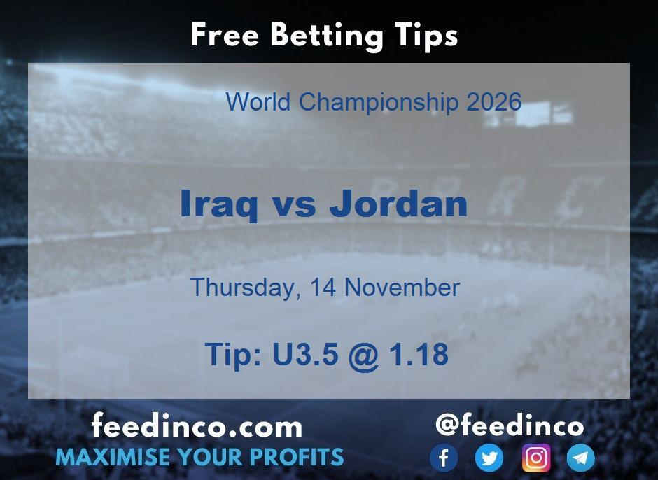 Iraq vs Jordan Prediction