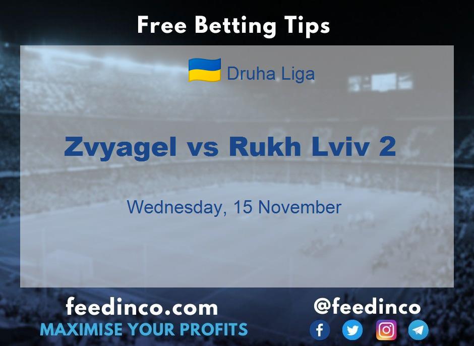 Zvyagel vs Rukh Lviv 2 Prediction