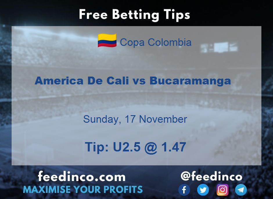 America De Cali vs Bucaramanga Prediction