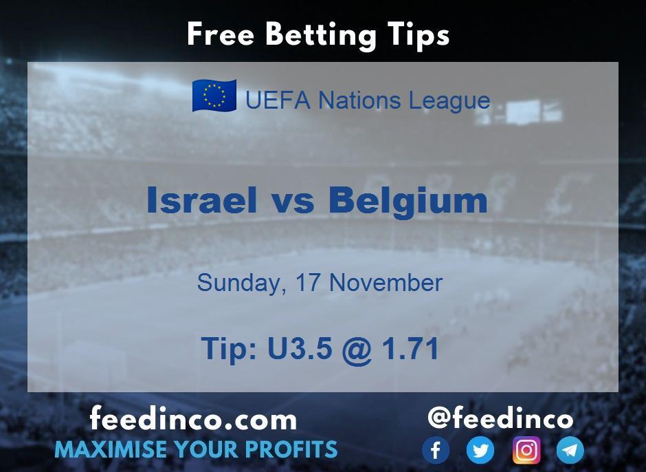 Israel vs Belgium Prediction