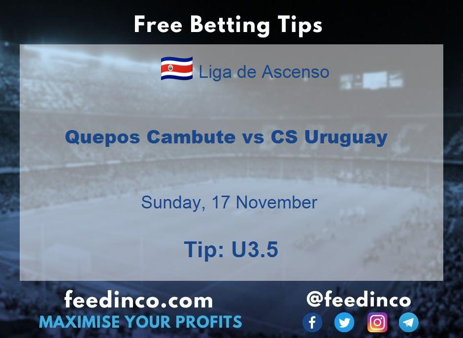 Quepos Cambute vs CS Uruguay Prediction