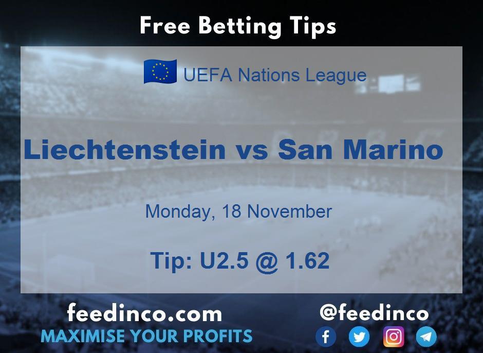 Liechtenstein vs San Marino Prediction